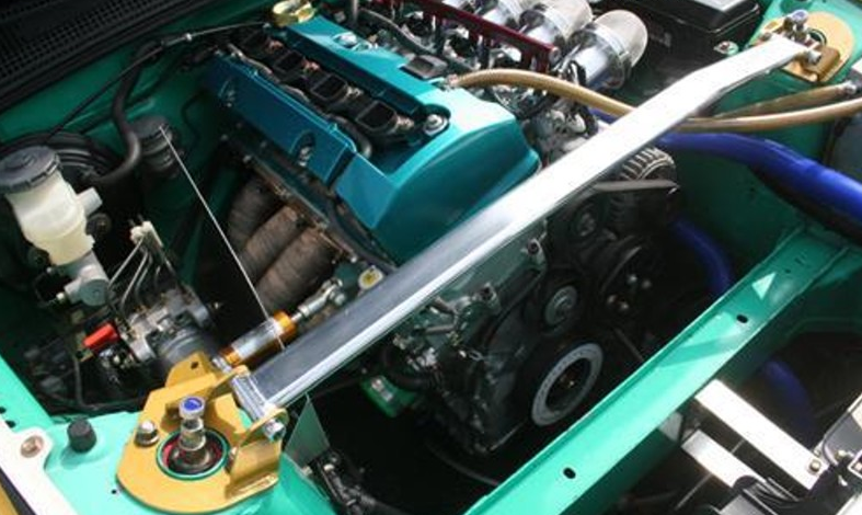 J'S RACING Front Engine Strut Tower Bar and Engine Damper SET (LHD) 1999-2009 Honda S2000 (AP1/AP2) (Copy)