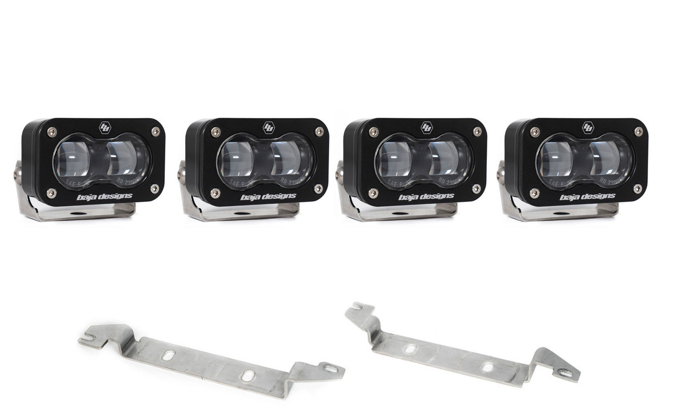 Baja Designs S2 SAE OEM Fog Light Replacement Kit - 2025-On Toyota 4Runner (NOTE: Non-TRD Pro)