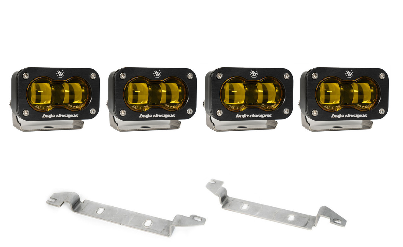 Baja Designs S2 SAE OEM Fog Light Replacement Kit - 2025-On Toyota 4Runner (NOTE: Non-TRD Pro)