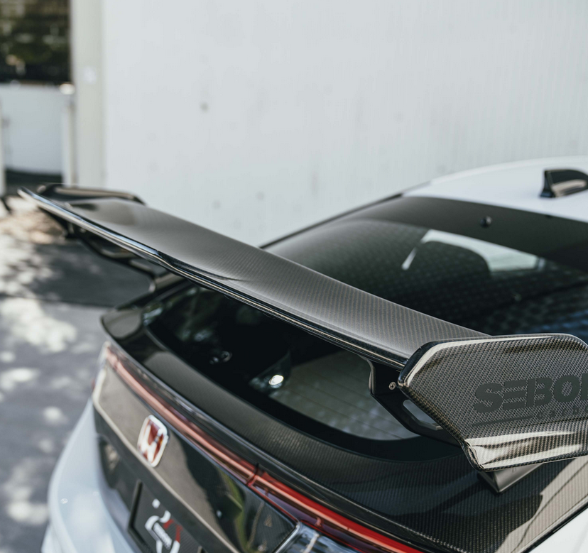 Seibon MB-style carbon fiber rear spoiler for 2023-2025 Honda Civic Type R