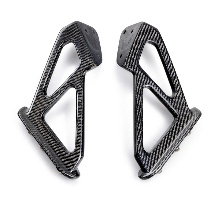 Seibon OEM-style carbon fiber rear spoiler mounting bracket for 2023-2025 Honda Civic Type R
