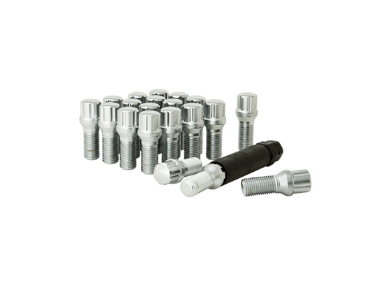 Gorilla Spline Lug Bolts 14x1.50 Cone Seat Chrome (20 piece kit)