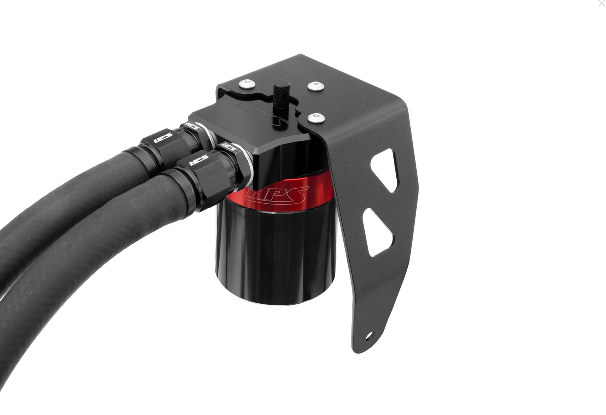 HPS Performance Aluminum Oil Catch Can Kit 2025-2026 Toyota 4Runner / 2024-2025 Toyota Land Cruiser / 2024-2025 Toyota Tacoma (2.4L)