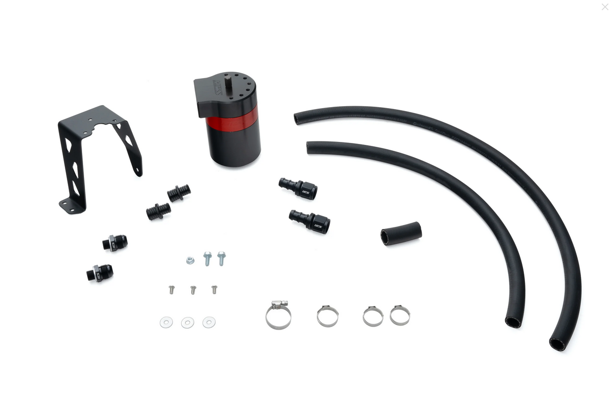 HPS Performance Aluminum Oil Catch Can Kit 2025-2026 Toyota 4Runner / 2024-2025 Toyota Land Cruiser / 2024-2025 Toyota Tacoma (2.4L)