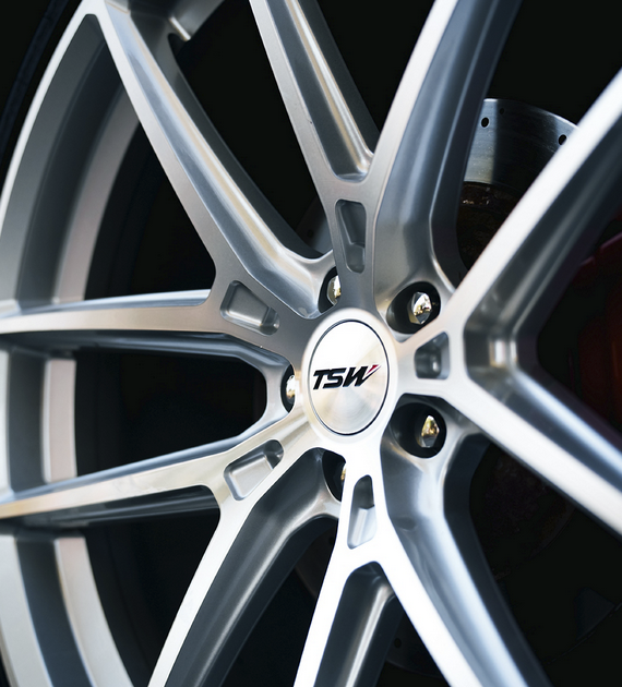 19x9.5 TSW Imola Gloss Silver w/ Machined Face