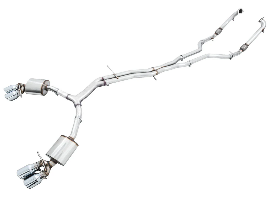 AWE Tuning Touring Edition Exhaust Non-Resonated 2018-2024 Audi S5 Sportback (B9)