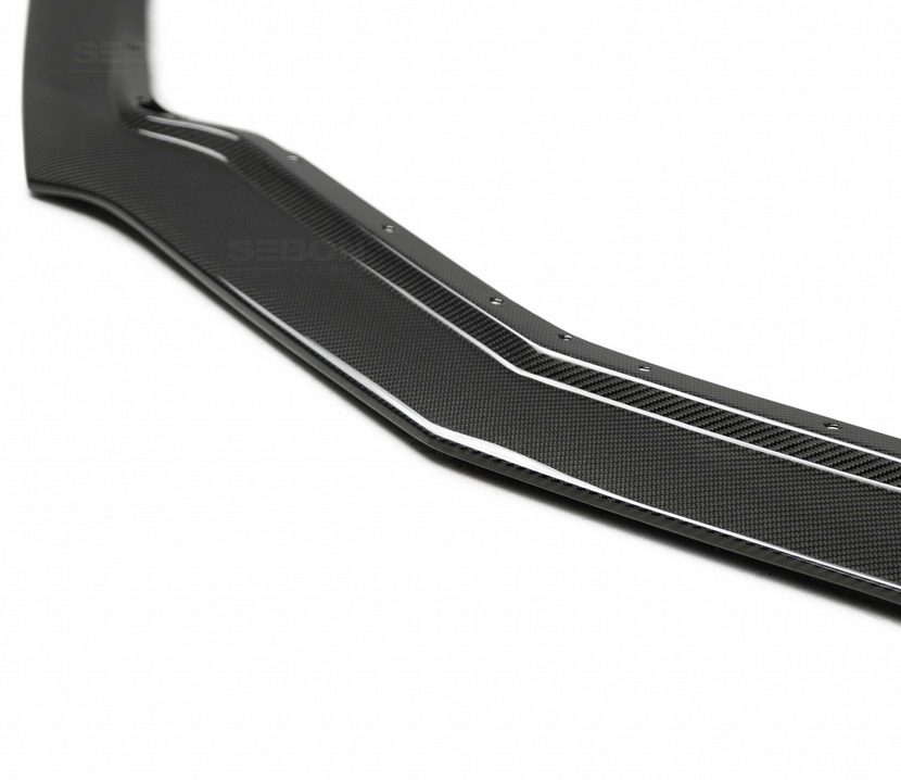 Anderson Composites Type-MB carbon fiber front lip for 2020-2024 Chevrolet C8