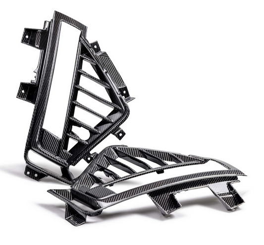 Anderson Composites Type-OE carbon fiber side grilles 2022-2024 Cadillac CT5-V Blackwing