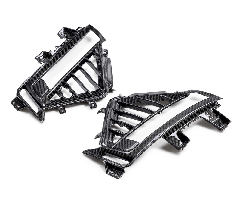 Anderson Composites Type-OE carbon fiber side grilles 2022-2024 Cadillac CT5-V Blackwing