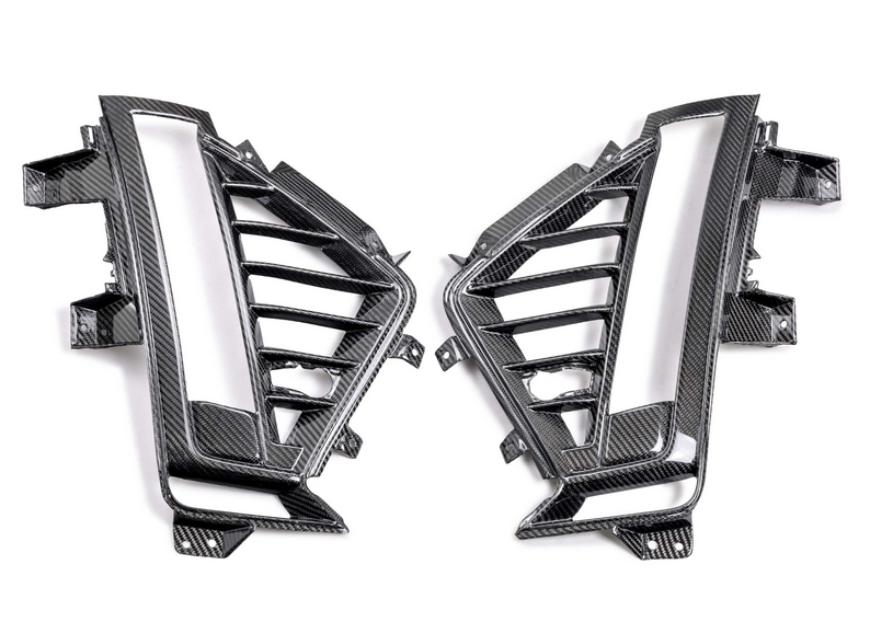 Anderson Composites Type-OE carbon fiber side grilles 2022-2024 Cadillac CT5-V Blackwing