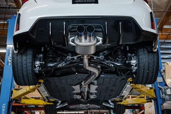 Remark Full Titanium Sport Touring Exhaust + SUS304 Front Overpipe 2023+ Honda Civic Type R (FL5)