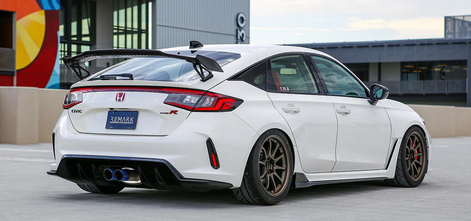 Remark Full Titanium Sport Touring Exhaust + SUS304 Front Overpipe 2023+ Honda Civic Type R (FL5)