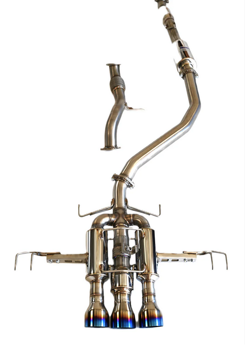 Invidia R400 Titanium Tip Full Cat Back Exhaust 2022-2025 Honda Civic Type R FL5