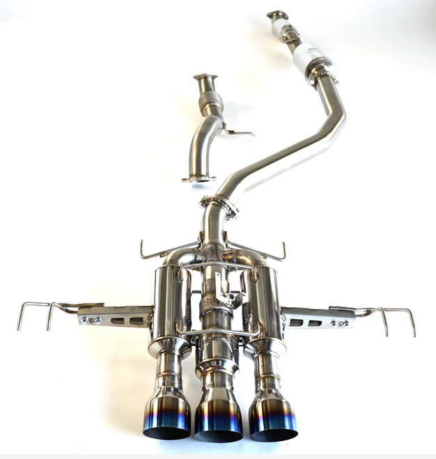 Invidia R400 Titanium Tip Full Cat Back Exhaust 2022-2025 Honda Civic Type R FL5
