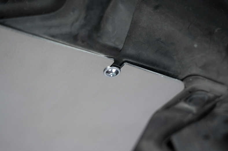 HPS Performance Aluminum Front Under Tray Skid Plate 2009-2013 Honda Fit 1.5L