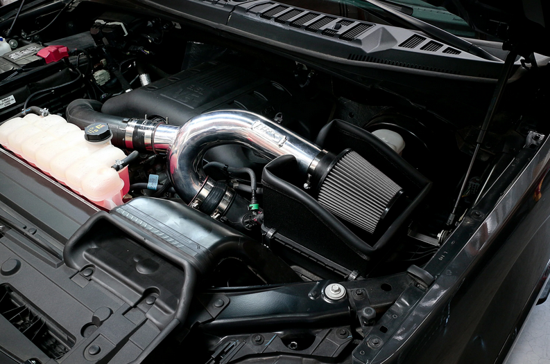 HPS Performance Air Intake Kit with Heat Shield, 2015-2025 Ford F150 / 2018-2024 Ford Expedition 3.5L V6 EcoBoost Twin Turbo