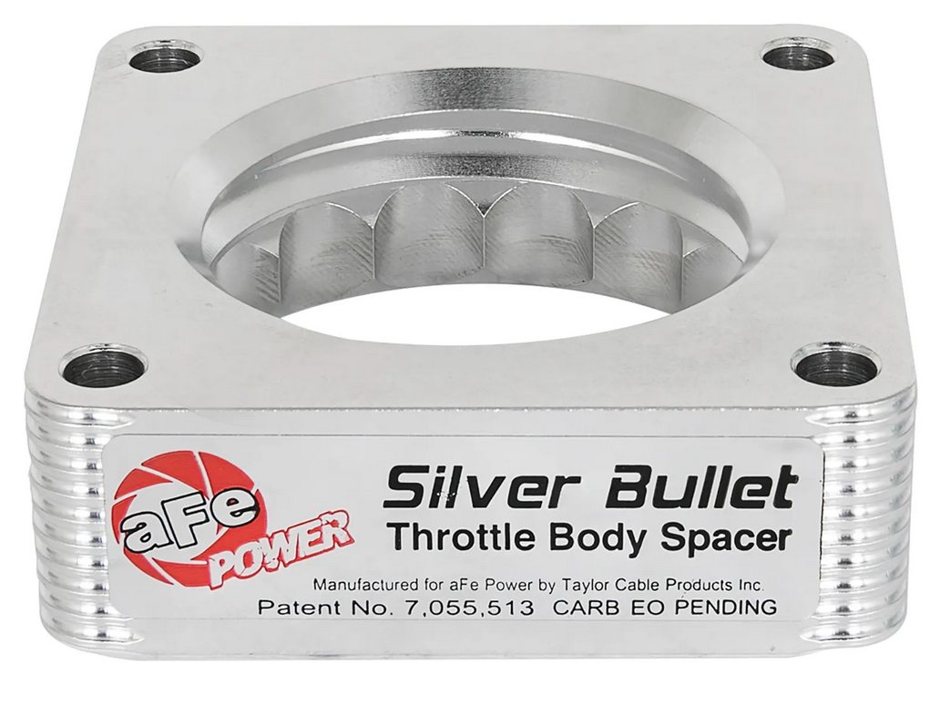 AFE Silver Bullet Throttle Body Spacer 2009-2020 Nissan 370Z / 2008-2013 Infiniti G37 / 2014-2015 Q60 / Q50 (V6 3.7L)