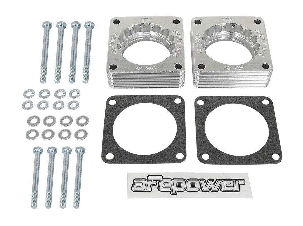 AFE Silver Bullet Throttle Body Spacer 2009-2020 Nissan 370Z / 2008-2013 Infiniti G37 / 2014-2015 Q60 / Q50 (V6 3.7L)