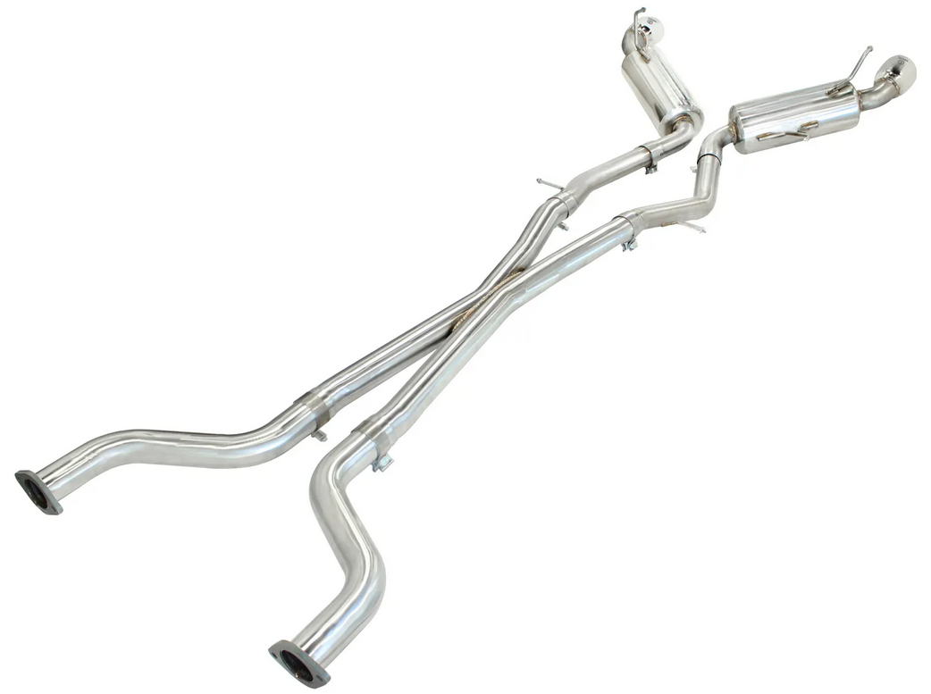 Takeda Cat-Back Exhaust 2009-2020 Nissan 370Z (V6 3.7L) with X-Pipe Balance Tube