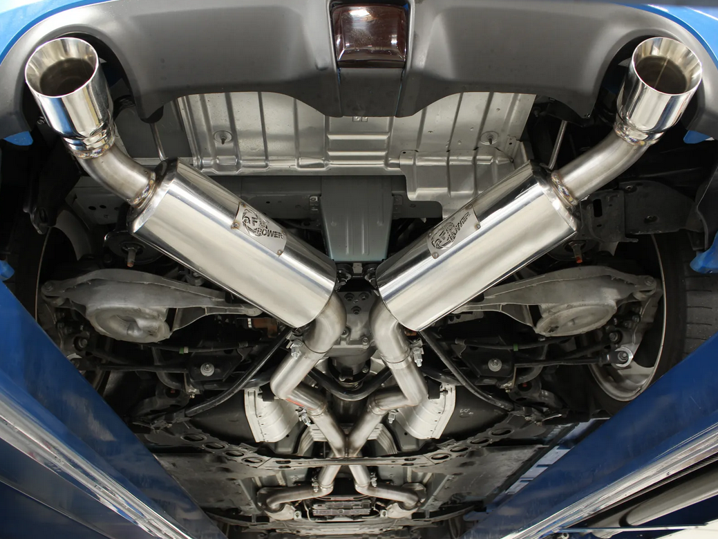 Takeda Cat-Back Exhaust 2009-2020 Nissan 370Z (V6 3.7L) with X-Pipe Balance Tube