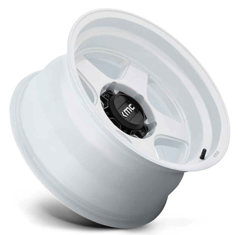 17x9.0 KMC Lobo KM728 Gloss White