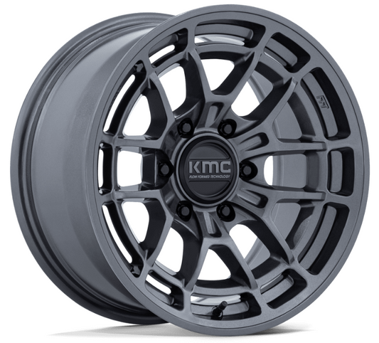 17x8.5 KMC Archer KM732 Gloss Anthracite