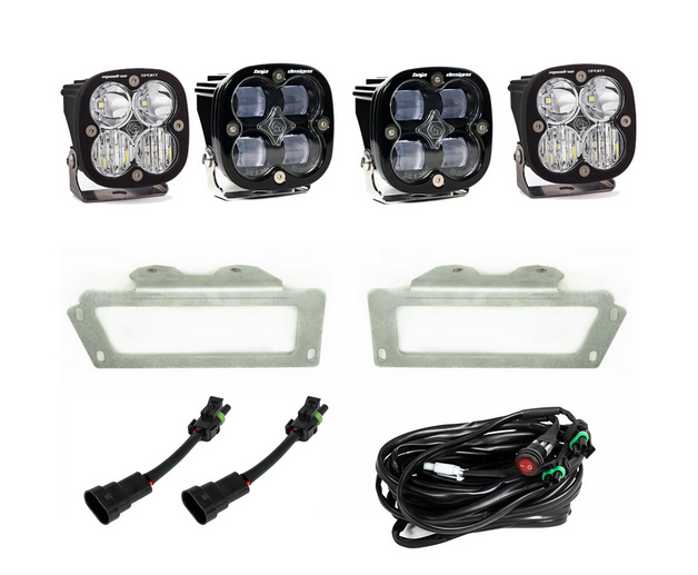Baja Designs RAM Squadron SAE Fog Pocket Light Kit - RAM 2009-10 1500; RAM 2011-12 1500; 2010-18 2500/3500