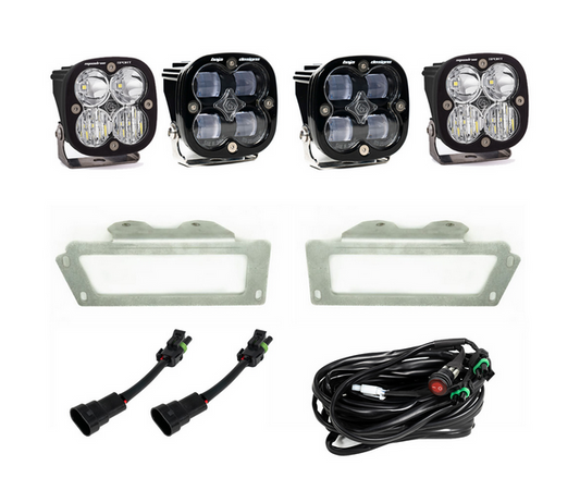 Baja Designs RAM Squadron SAE Fog Pocket Light Kit - RAM 2009-10 1500; RAM 2011-12 1500; 2010-18 2500/3500