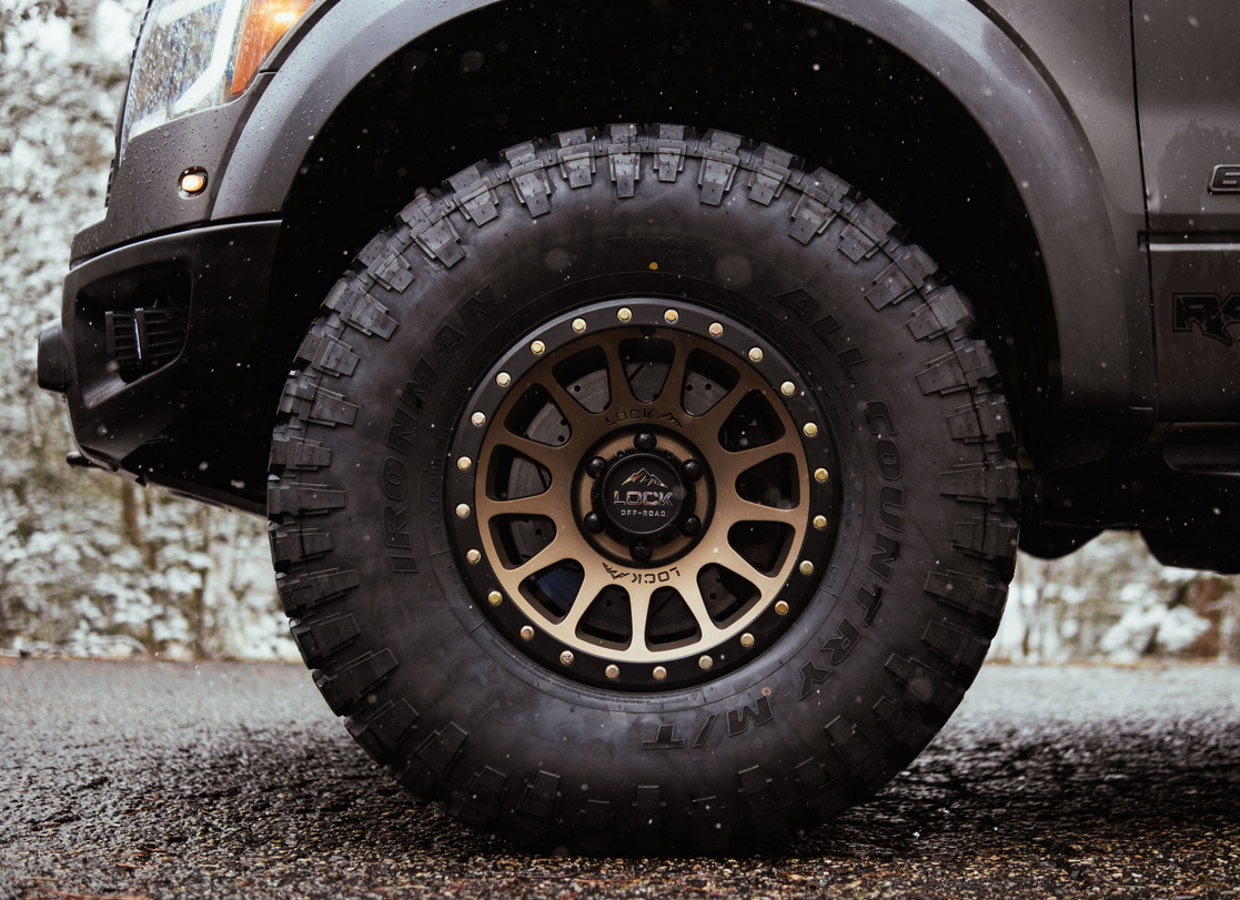 17x9.0 Lock Off-Road Yosemite Matte Grey w/ Matte Black Ring