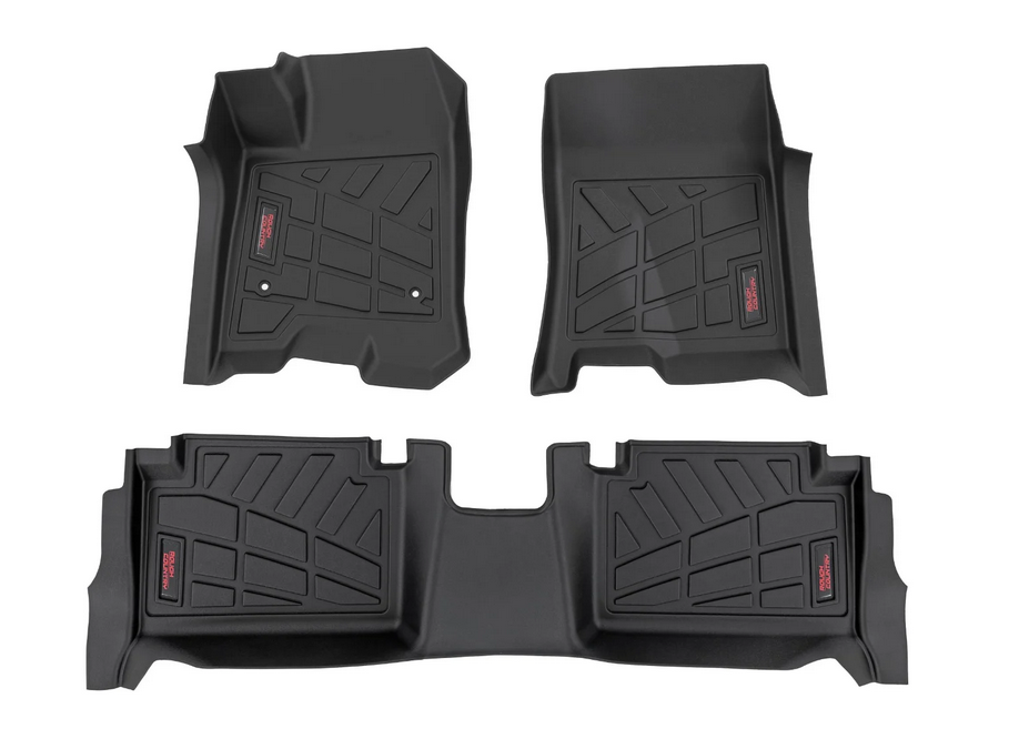Rough Country Sure-Fit Floor Mats 2023-2026 Chevy Colorado / GMC Canyon (2WD/4WD)