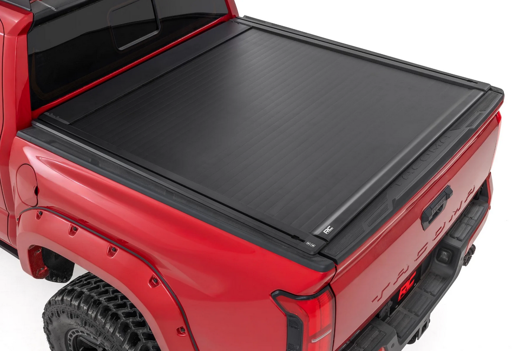 Rough Country Powered Retractable Bed Cover 2024-2025 Toyota Tacoma 2WD/4WD (5' Bed)