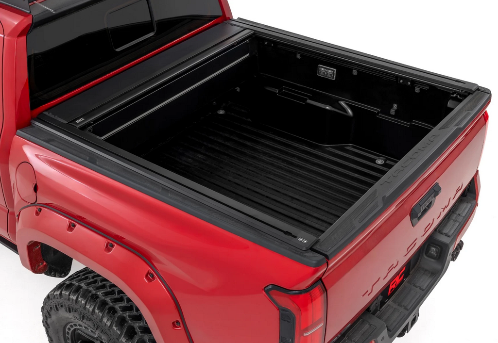 Rough Country Powered Retractable Bed Cover 2024-2025 Toyota Tacoma 2WD/4WD (5' Bed)