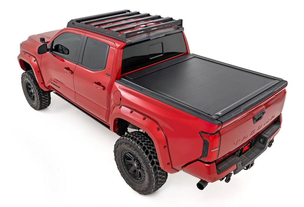 Rough Country Powered Retractable Bed Cover 2024-2025 Toyota Tacoma 2WD/4WD (5' Bed)