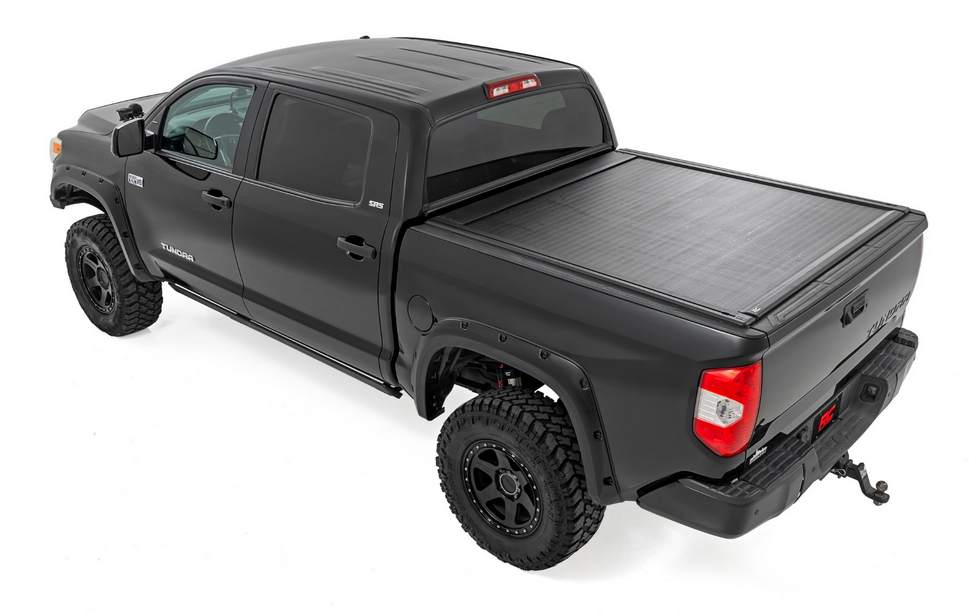 Rough Country PoweredRetractable  Bed Cover 2017-2021 Toyota Tundra (5'7" Bed)