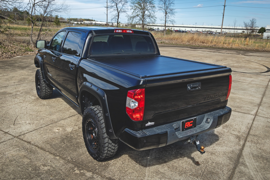 Rough Country PoweredRetractable  Bed Cover 2017-2021 Toyota Tundra (5'7" Bed)
