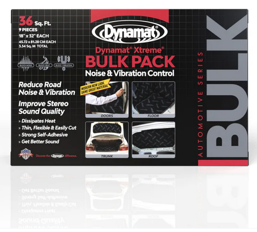 Dynamat Xtreme Sound Deadening Car Insulation Bulk Pack