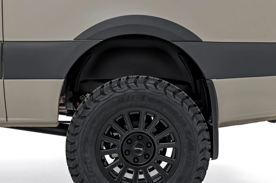 Rough Country Fender Flares 2019-2022 Mercedes-Benz Sprinter 3500 / 2019-2025 Sprinter 3500XD