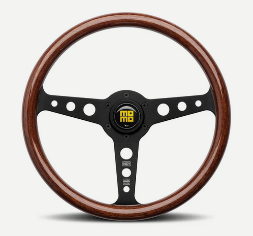 Momo Indy Black Steering Wheel 350mm