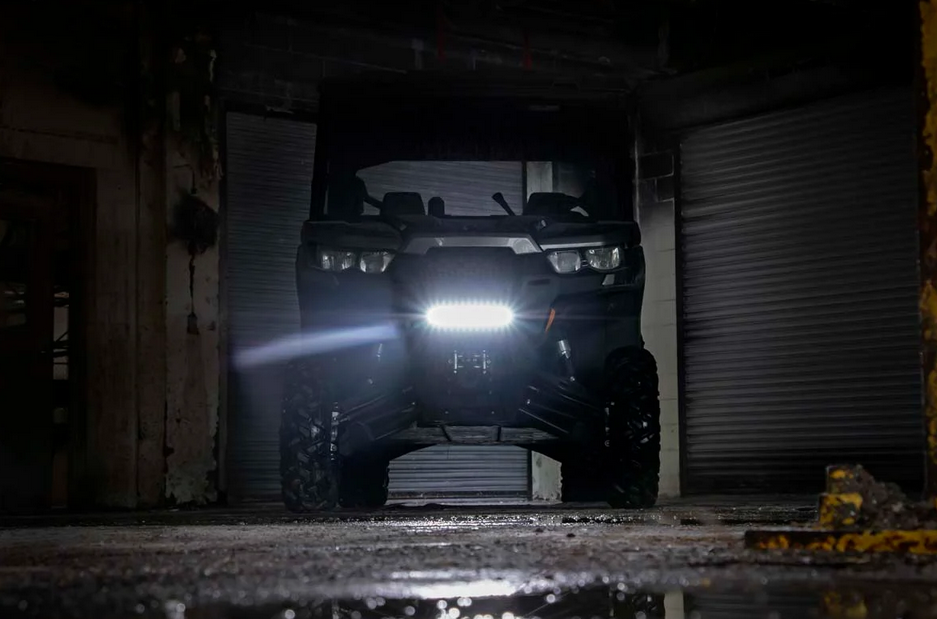Rough Country 12" Single Row LED Light Kit Can-Am Defender HD 8 / HD 9 / HD 10