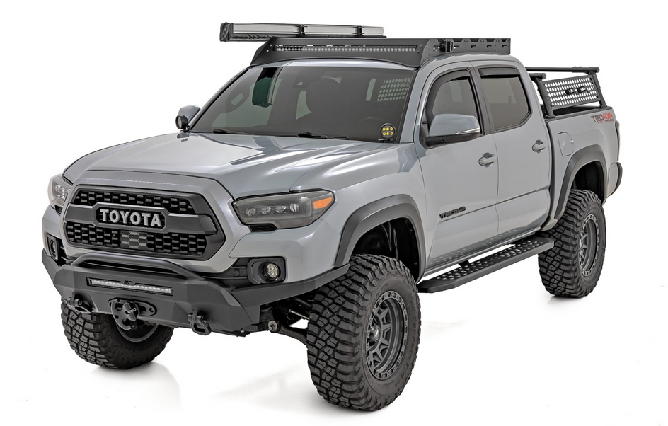 Rough Country RPT2 Running Boards 2016-2023 Toyota Tacoma Double Cab 2WD/4WD