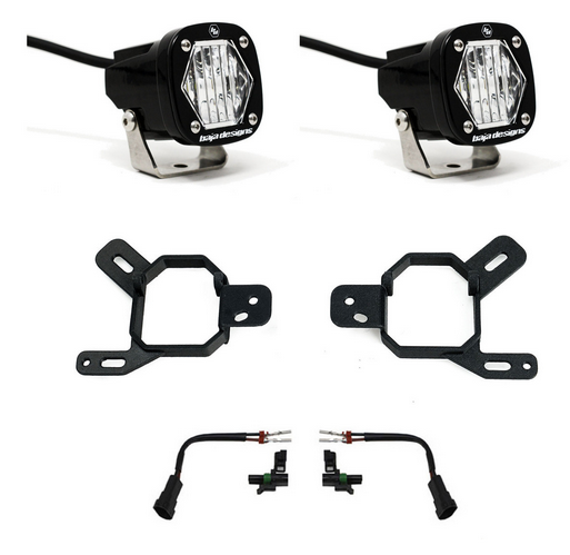Baja Designs S1 Fog Pocket Light Kit - GMC 2024-2025 Canyon, Yukon, 2500/3500; 2025 1500 AT4-X