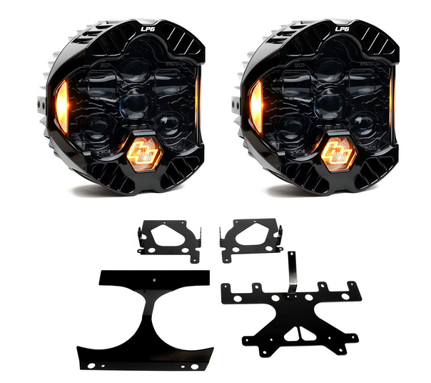 Baja Designs DOT LP6 LED Headlight Kit - 2015-2024 Harley Davidson Road Glide