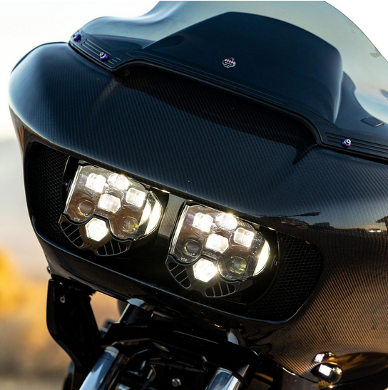 Baja Designs DOT LP6 LED Headlight Kit - 2015-2024 Harley Davidson Road Glide