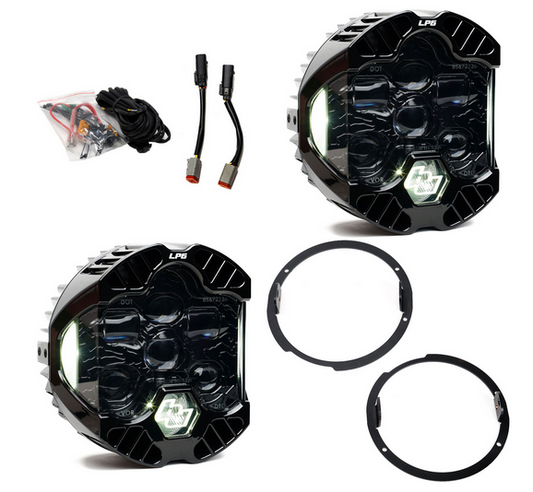 Baja Designs DOT LP6 LED Headlight Kit - Jeep 2007-2018 Wrangler JK