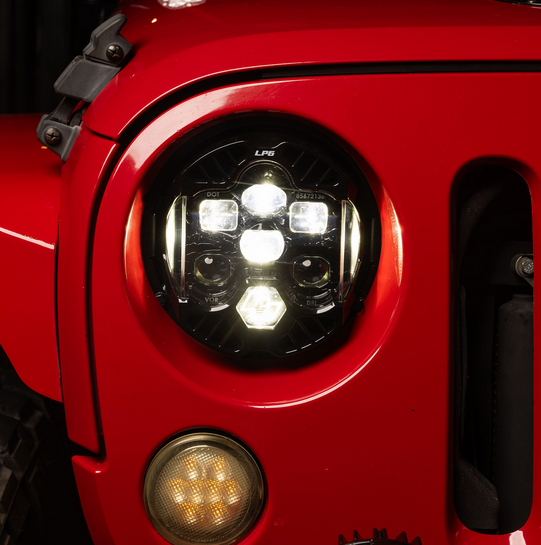 Baja Designs DOT LP6 LED Headlight Kit - Jeep 2007-2018 Wrangler JK