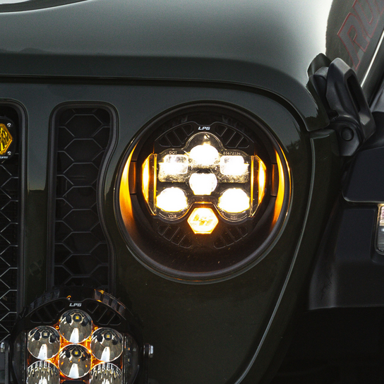 Baja Designs DOT LP6 LED Headlight Kit - Jeep 2018-2025 Wrangler JL; 2020-2025 Gladiator JT; NOTE w/LED Headlights