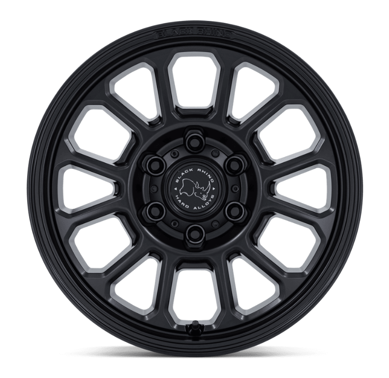 17x8.0 Black Rhino Alta Matte Black