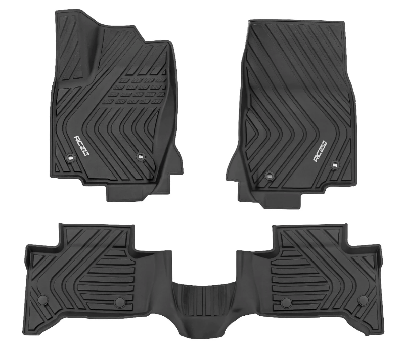 Rough Country Flex-Fit Floor Mats 2024-2025 Toyota Land Cruiser 4WD