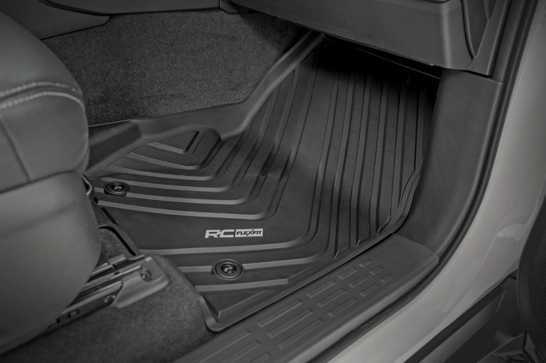Rough Country Flex-Fit Floor Mats 2024-2025 Toyota Land Cruiser 4WD