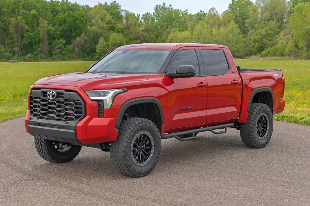 Rough Country LED Light Bumper Mount | 20" Black Slim Line | 2022-2026 Toyota Tundra